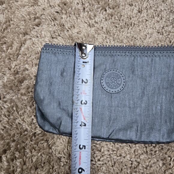 Kipling Creativity Small Metallic Gray Pouch Wallet - Picture 6 of 7